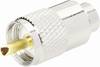 BKL Electronic 0406043 0406043 Connecteur UHF mâle, droit 50 Ω 1 pc(s)