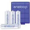 Pile rechargeable LR6 (AA) NiMH Sanyo eneloop + Box, HR06 2000 mAh 1.2 V 1 set