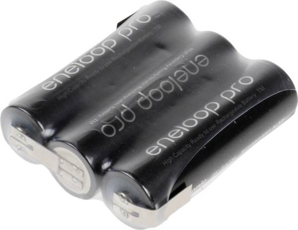 Pack de piles rechargeables 3x LR6 (AA) NiMH Panasonic 135551 3.6 V 2450 mAh