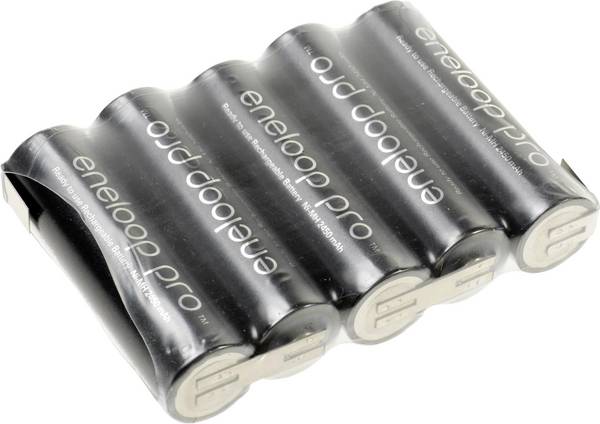 Pack de piles rechargeables 5x LR6 (AA) NiMH Panasonic 134690 6 V 2450 mAh