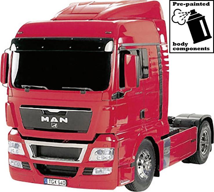 Tamiya 390056332 MAN TGX 18.540, Set 1:14 électrique Camion RC kit à monter pré-peint-3