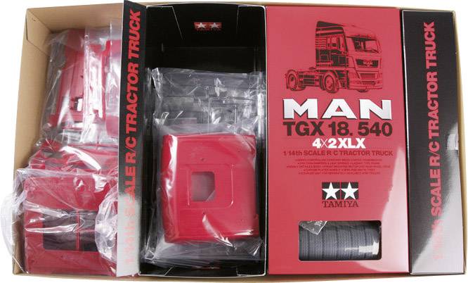 Tamiya 390056332 MAN TGX 18.540, Set 1:14 électrique Camion RC kit à monter pré-peint-4