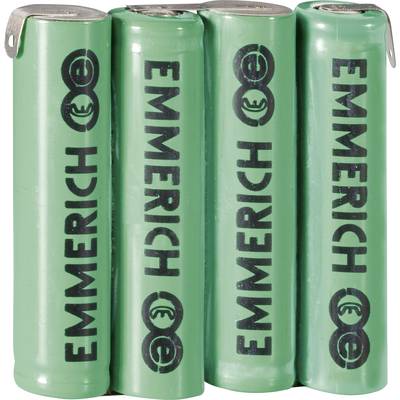 Pack de piles rechargeables 4x LR3 (AAA) NiMH Emmerich 255053 4.8 V 800 mAh
