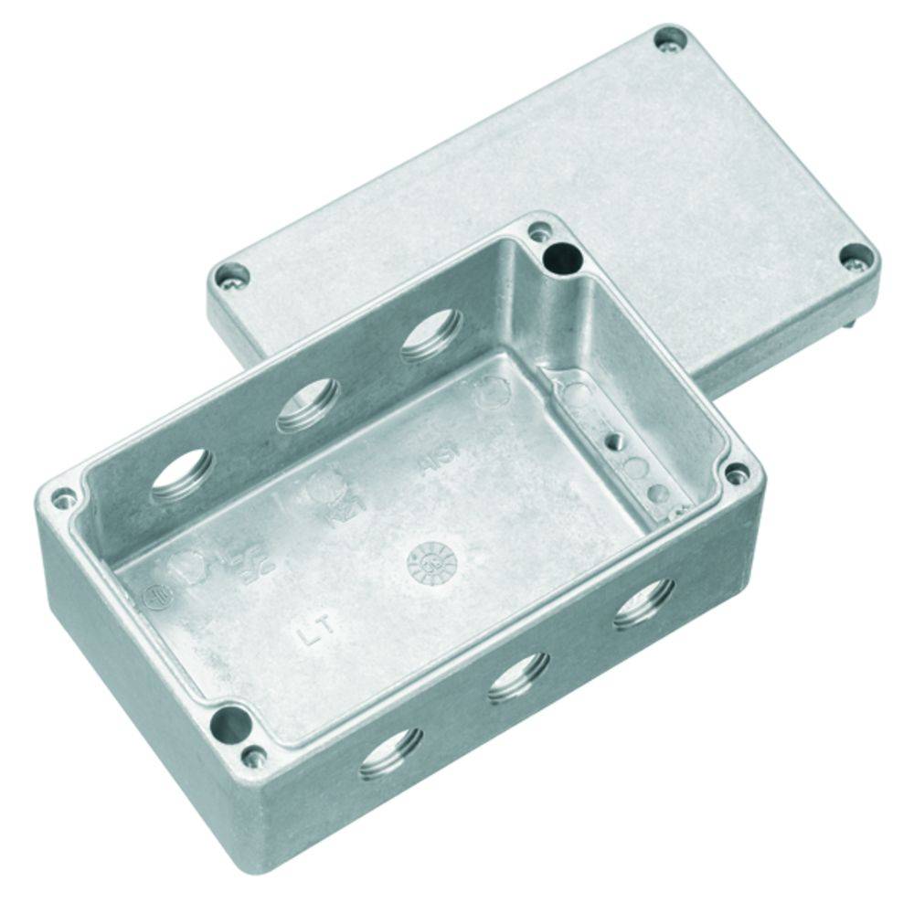 Coffret d'installation Weidmüller KLIPPON K21 3M16AB CSS 8000004152 naturel 125 x 80 x 57 aluminium 1 pc(s)