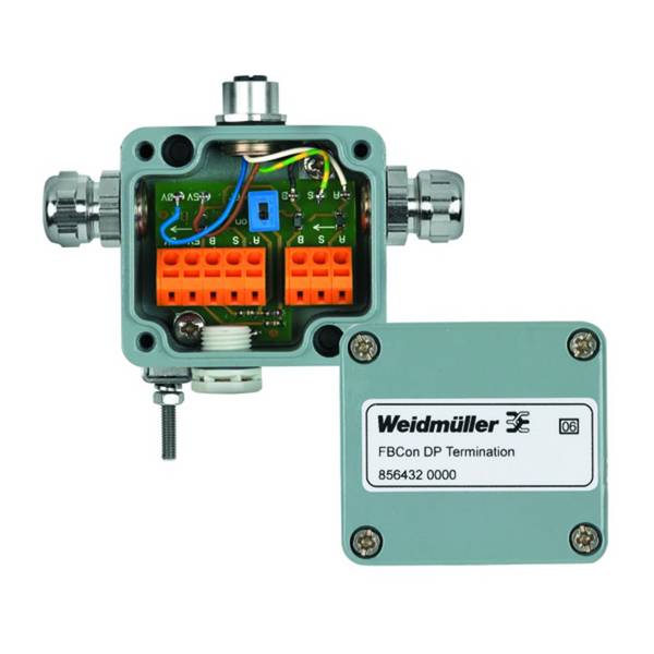 Répartiteur actif connecteur standard PROFIBUS-DP avec terminaison de bus Weidmüller FBCON DP M12 TERM 5V 8564320000 1 pc(s)