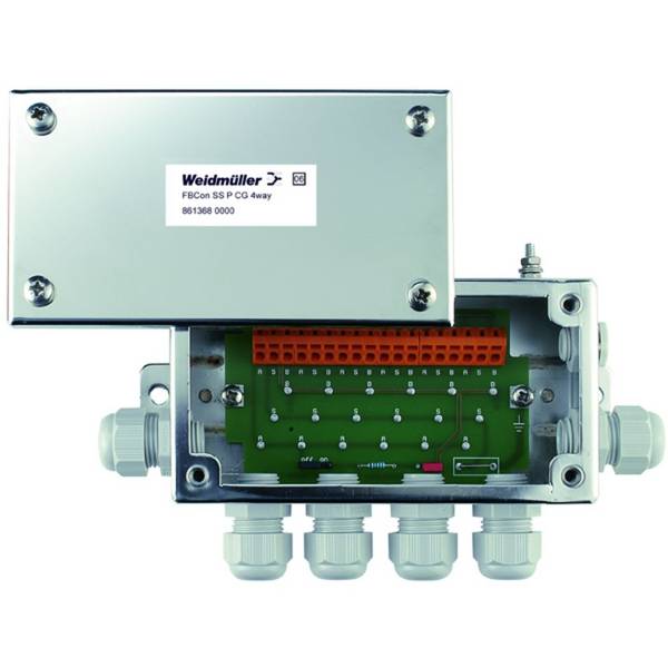 Répartiteur passif connecteur standard PROFIBUS-PA EEx(ia) Weidmüller FBCON SS PCG 4WAY 8613680000 1 pc(s)