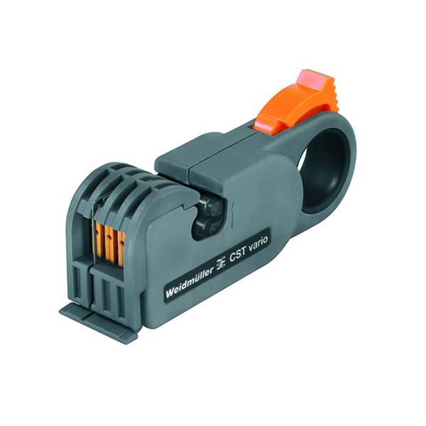 Weidmüller 9005700000 CST VARIO Automate de dénudage adapté pour câbles coaxiaux, Câbles de données ronds 2.5 à 8 mm  RG58, RG71, RG59, RG62 adapté pour marque (pinces) Weidmüller 9005700000