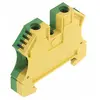 Bloc de jonction de protection Weidmüller WPE 10 1010300000-50 vert-jaune 50 pc(s)