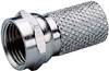 Fiche F mâle Diamètre de câble: 7 mm