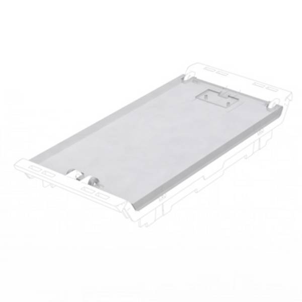 Couvercle pivotant de boîtier pour rail Weidmüller CH20M45 C TP 1104440000 plein(e) plastique  86.3 x 45 x 4 x 6 30 pc(s)