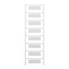 Marquage pour appareils Weidmüller CC 15/45 MC NE GE 1111230000 Surface d'étiquetage: 15 x 45 mm jaune 40 pc(s)