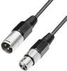 Câble Paccs Xlr Male/Femelle Noir 1M