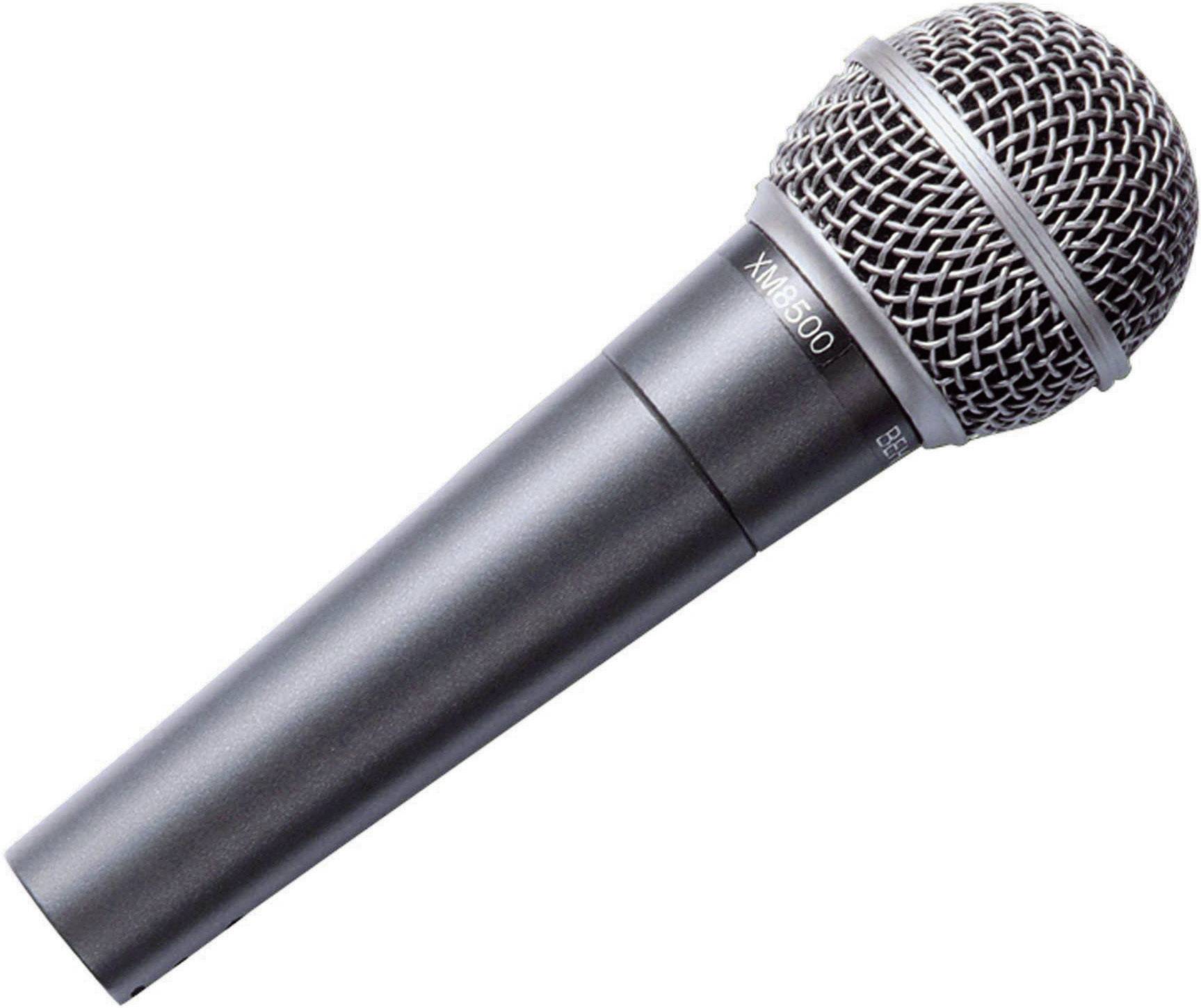 Micro de chant Behringer XM8500 Type de transmissionfilaire avec coffret, avec pince Conrad.fr