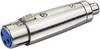 Paccs audio Adaptateur [1x XLR femelle - 1x Cinch-RCA femelle] argent