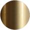 Cercle rond, brillant, de couleur bronze.