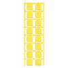 Marquage pour appareils Weidmüller SM 22/22 K MC NE GE 1131830000 Surface d'étiquetage: 22 x 22 mm jaune 80 pc(s)