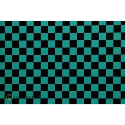 Oracover 97-017-071-010 Papier pour table traçante Easyplot Fun 4 (L x l) 10 m x 20 cm turquoise-noir