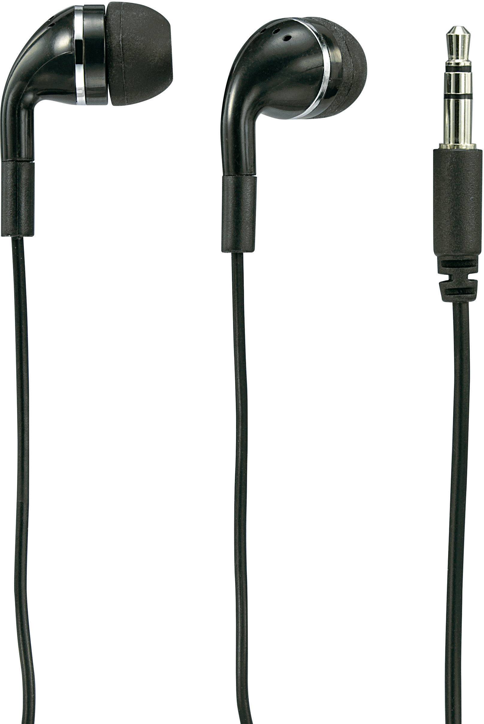 Basetech Écouteurs intra-auriculaires filaire noir