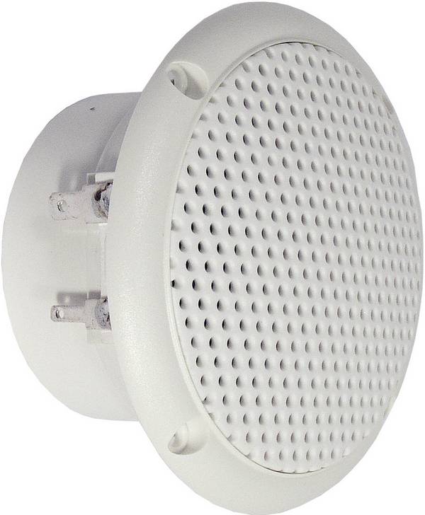 Visaton FR 8 WP - 4 Ohm 3.3 pouces 8 cm Haut-parleur large bande 15 W 4 Ω blanc résiste à l'eau de mer, enceinte externe