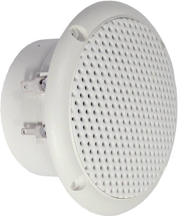 Visaton FR 8 WP - 8 Ohm 3.3 pouces 8 cm Haut-parleur large bande 15 W 8 Ω blanc résiste à l'eau de mer, enceinte externe