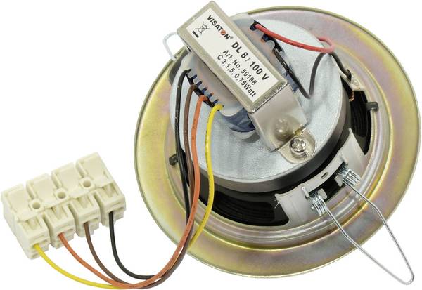 Visaton DL 8 - 100 V Enceinte de plafond 3 W 100 V blanc 1 pc(s)