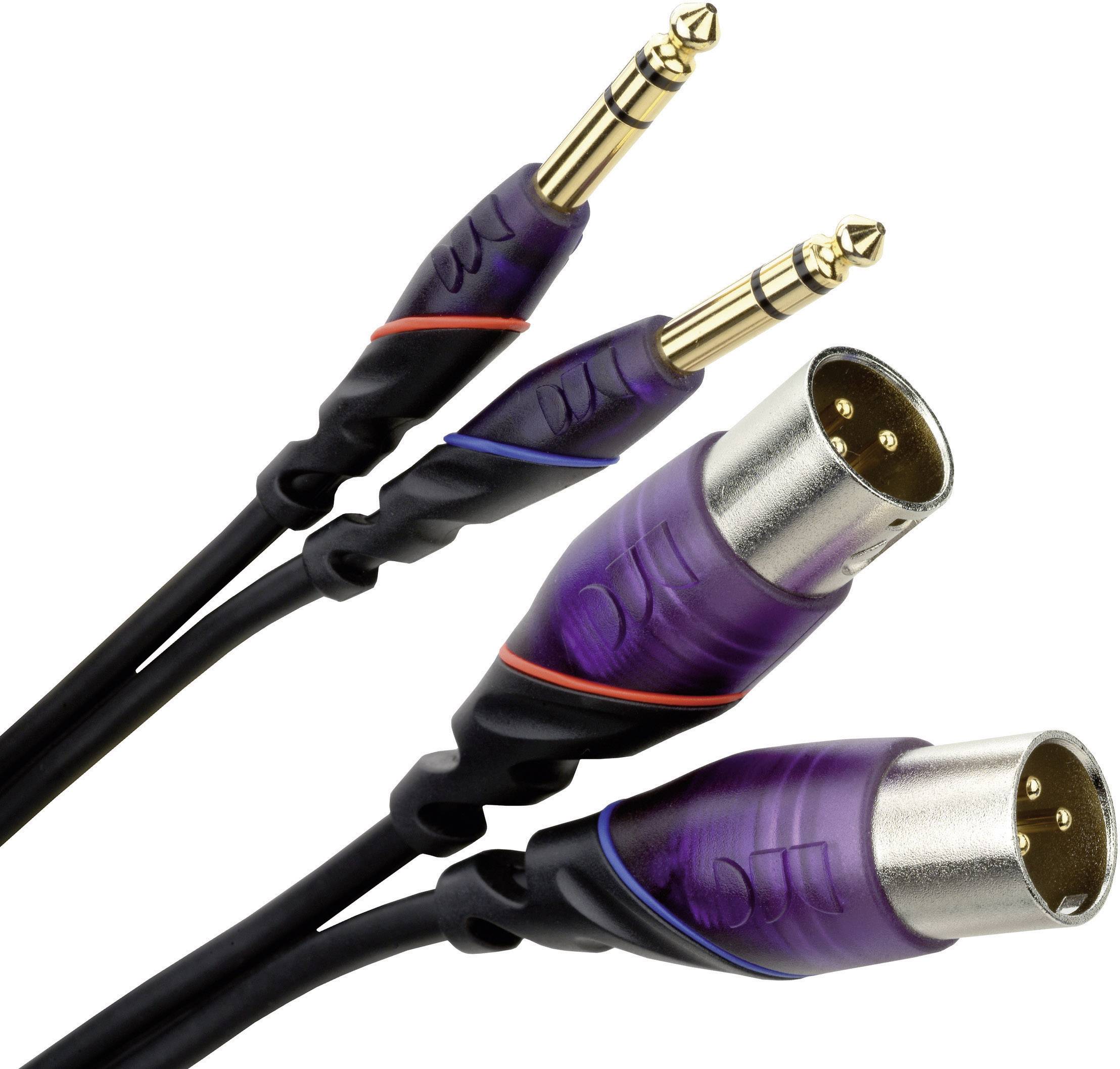 Câble DJ XLR mâle /jack mâle 6,3 mm Monster 2m Conrad.fr