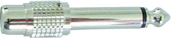 Sintron X-5044 audio Adaptateur [1x Jack mâle 6.35 mm - 1x Cinch-RCA femelle]  argent