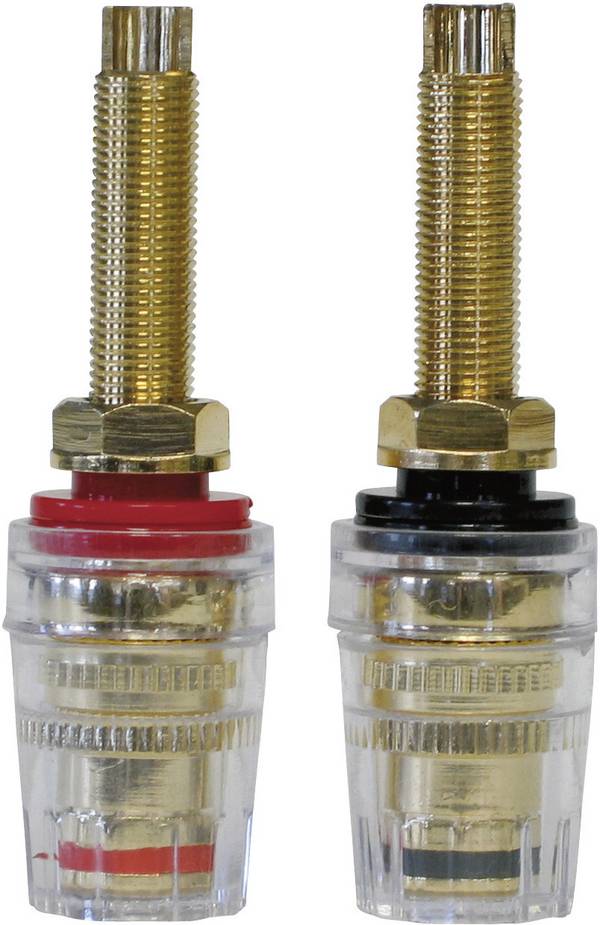 Fiches femelles bananes encastrables haut de gamme Dynavox 204609