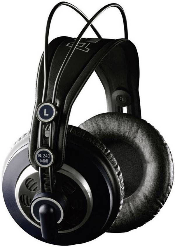 Casque supra-auriculaire pour le studio circum-aural filaire AKG Harman K240 MKII  noir