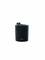 Enceinte portable noire avec poignée en haut ; compacte et idéale pour les déplacements.