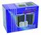 Enceintes Omnitronic C 40-4, 75 watts, illustrées sur un carton bleu.
