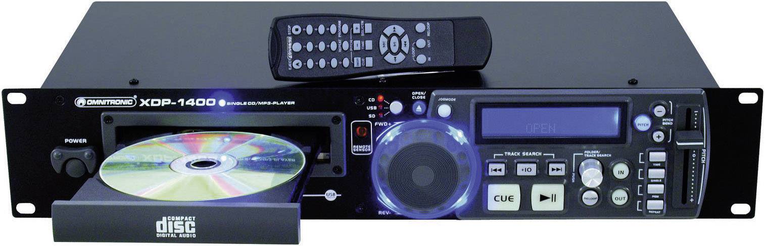 Omnitronic XDP-1400 Lecteur CD 19"