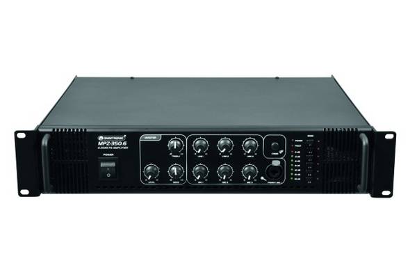 Omnitronic MPZ-350.6 Amplificateur ELA 350 W  6 zones