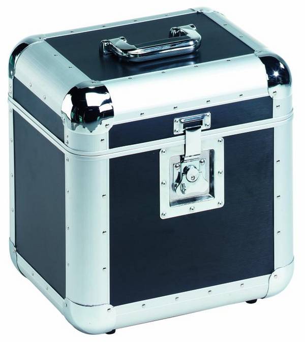 Mallette Roadinger ALU 75/25 avec poignée de transport noir aluminium, bois