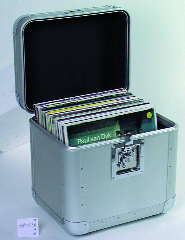 Mallette Roadinger ALU 75/25 avec poignée de transport argent aluminium, bois-4