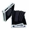Mallette Roadinger CD avec poignée de transport noir, argent aluminium, bois