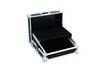 Mallette CD Roadinger Roadinger Mixer-Case LS-19 poignée télescopique, avec roulettes, avec poignée de transport noir, argent aluminium, bois