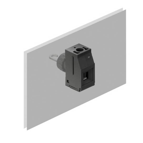 Borne traversante Weidmüller VWGK 4 SW 1250650000 50 pc(s)