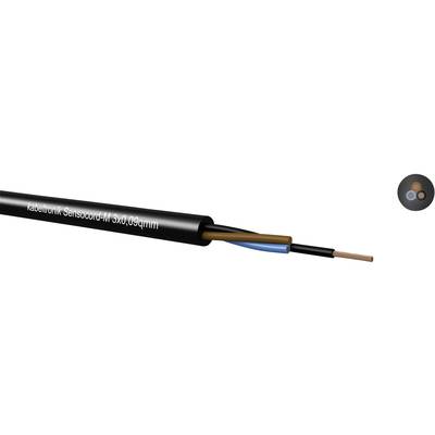 Kabeltronik 246300909-1 Câble capteurs/actionneurs Sensocord® 3 x 0.09 mm² noir Marchandise vendue au mètre