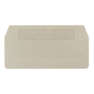 Flasque de fermeture Weidmüller ZAP/TW 1 1608740000-50 50 pc(s)