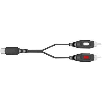 Câble jack vintage 3.5 stéréo - 2 x RCA 10 mètres 1 pièce Câble jack vintage 3.5 stéréo - 2 x RCA 10 mètres 1 pièce
