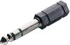 SpeaKa Professional SP-7870252 Jack audio Adaptateur [1x Jack mâle 6.35 mm - 1x Jack femelle 3.5 mm] noir