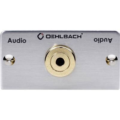 Dispositif multimédia Oehlbach PRO IN MMT-C AUDIO-35  0.27 m argent contacts dorés