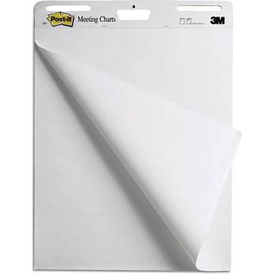 Post-it Meeting Charts 559 Papier pour paperboard Nombre de pages: 30 en blanc 63.5 cm x 76.2 cm  blanc