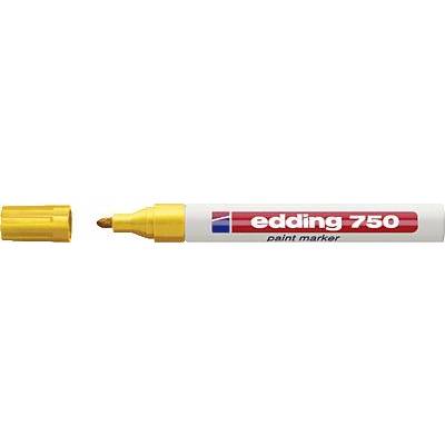 edding 750 Marqueur peinture - noir - 1 stylo - pointe ronde 2-4 mm -  marqueur de peinture pour