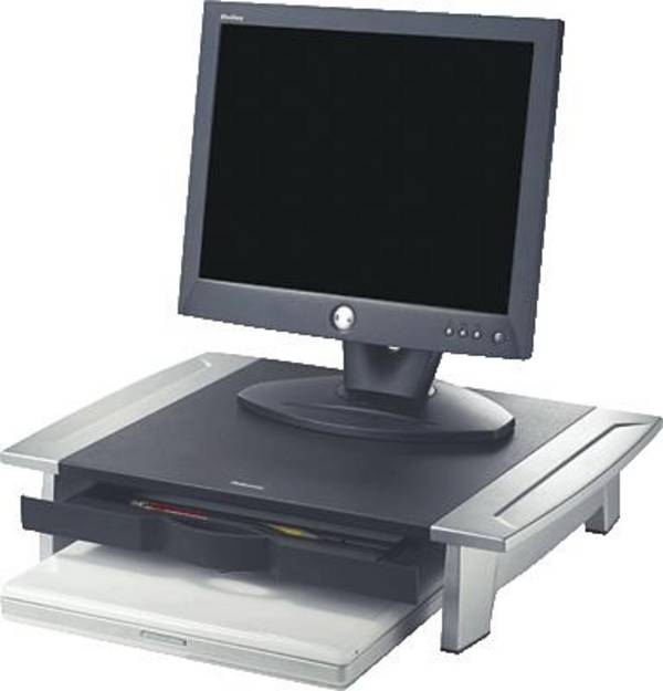 Fellowes 80311 Réhausseur de moniteur Plage d'altitude: 10 à 15 cm noir, argent