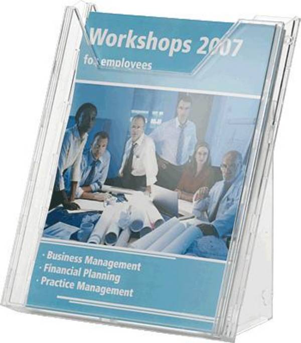 Durable COMBIBOXX A4 - 8578 857819 Porte-brochures transparent DIN A4 Nombre de compartiments 1 1 pc(s) (l x H x P) 242 x 291 x 217 mm