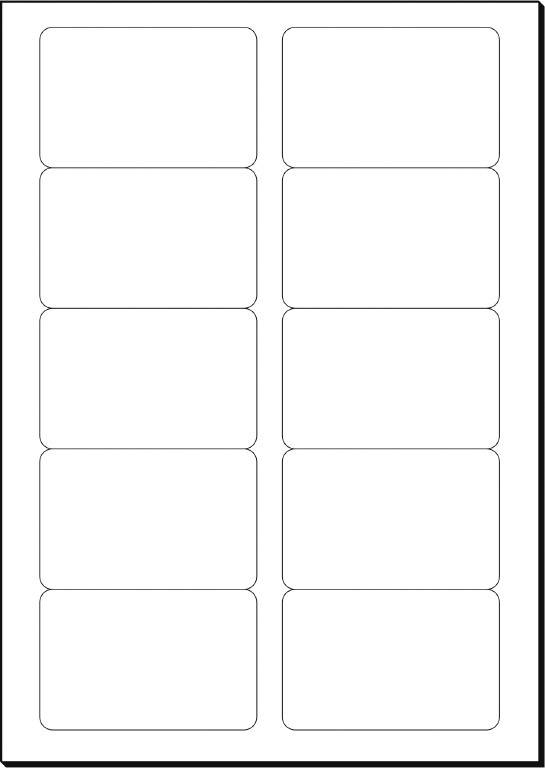 'Grille vide avec deux colonnes et cinq lignes sur fond blanc.'