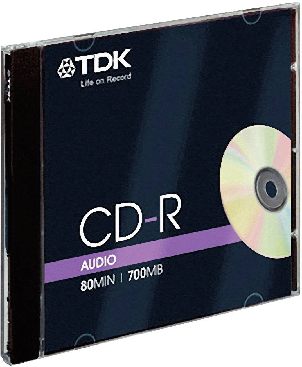 CD-R Audio vierge 700 Mo TDK CD-RXG80EN10 Reflex / 10er Pack 10 pc(s ...