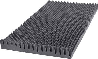 Mousse acoustique GA25GO Polyur thane PU anthracite Mousse acoustique GA25GO Polyur thane PU anthracite